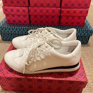 ❤️ SOLD Rare Tory Burch white classic sneakers!